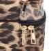 Double-Layer Leopard Makeup Bag - Large Capacity Portable Cosmetic Organizer for Travel - Buy Online on GoSupps.com
