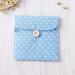 Cabilock Sky Blue Polka Dot Storage Pocket Organizer for Women | Stylish Sanitary Bag for Menstruation & Everyday Essentials - Buy Online on GoSupps.com