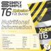 Simply Simple T6 Xplosion Fat Burners - Vegetarian Safe Diet Supplements | Boosts Metabolism & Energy, Vitamin B, D & Caffeine - Made in UK - 30 Count - Buy Online on GoSupps.com