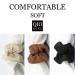 QIOKCKC 3Pcs Big Scrunchies for Thick Hair - Soft Satin Neutral Scrunchies for Women and Girls in Black, Coffee, Off - Buy Online on GoSupps.com