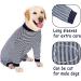 Buy Axcimond Full Body Dog Suit with Legs for Large & Medium Dogs - Post-Surgery Protection Zipper Design 4XL Navy Blue - Buy Online on GoSupps.com