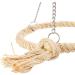 Nobby Cage Toy Sisal Swing Ring - Natural 24x 18 cm | Durable & Fun for Pets | International Shipping Available - Buy Online on GoSupps.com