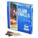 Royal R812W Club Cellophane-Frill Wood Picks 4" Assorted 10 Boxes of 1000 (Case of 10 000)