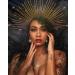 Gold Star Spiked Crown Headpiece - Beyonce Inspired Met Gala Halo for Women - Buy Online on GoSupps.com