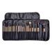 Afunti 24-Piece Professional Makeup Brush Set - Essential Cosmetic Brushes with PU Leather Bag for Flawless Application - Buy Online on GoSupps.com