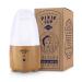 Pixie Menstrual Cup Steamer Sterilizer Cleaner - Wash Your Cup + Kill 99.9% of Germs with Cleanser Steam - 3 Minutes and Your Period Cup is Sterile! Automatic Timing Shut Off Switch (Bamboo)