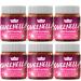 Gymqueen Queenella 6x250g protein cream with high protein content hazelnut cream without added sugar bread spread enriched with the best whey protein hazelnut hazelnut-kocao 250 g (6 Pack)