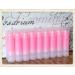 20 STRAWBERRY Flavored Lip Balms in Clear Tubes - Wholesale- Unbranded