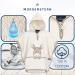 Morning Star Badeponcho | 100% Cotton Hooded Bath Towel for Babies & Toddlers | Oeko-Tex Certified | Beige | 1-3 Years - Buy Online on GoSupps.com