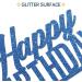 Tenhaisi Blue Glitter Happy Birthday Cake Topper Anniversary Party Birthday Sign Cake Topper Adults Children Teenager Birthday Party Cake Decoration Supplies - Buy Online on GoSupps.com