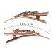 2pcs Boho Iris Dragonfly Hair Clips - Long Duckbill Beak Gold Tone Metal Hair Accessories for Women - Buy Online on GoSupps.com