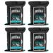 Men's Cooling Face + Body Cleansing Wipes - 4 Pack - 120 Count Post Workout Travel Towlettes