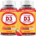 PAY Vitamin D Gummies D3 10 000 IU (250 mcg) per Serving Dietary Supplement for Bone Teeth Muscle and Immune Health Support Kids and Adults* - 140 Count 70 Count (Pack of 2)