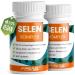 Selen high dose 2x365 selenium 200 g tablets-selenium from 3 high-quality selenium sources: selenium yeast selenium methionine & sodium selenit selenium tablets without undesirable additives 100% vegan 2x 365 tablets