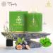 NATSHA Soy Wax Candle | Long-Lasting Non-Toxic Clean Burning | Natural Green Fig & Rose Scented Candle - Eco-Friendly & Soot-Free - Buy Online on GoSupps.com