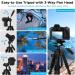 ZIKZOK 75 Inch Lightweight Aluminum Camera Tripod for DSLR/SLR/DV/GoPro/iPhone - Black - Buy Online on GoSupps.com