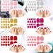 12 Sheets Glitter Toe Nail Wraps - Self-Adhesive Polish Stickers - Nail Art Decals - Manicure Kit with 12 Styles - Classic Colors for Women and Girls - Buy Online on GoSupps.com