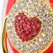 Shop Luminous Rhinestone Heart Shape Baby Pacifier - Soft Light Nipple for Infants (Red) | International Shipping Available - Buy Online on GoSupps.com