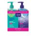 Clean & Clear 2-Pack Day & Night Daily Face Cleansers Morning Burst Hydrating Facial Cleanser & Night Relaxing Deep Cleansing Face Wash Oil-Free & Won't Clog Pores 2 x 8 fl. oz