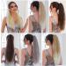 Ponytail Extension Natural Fluffy Pony Tail Synthetic Hairpiece for Women Silver Gray Blonde Ponytail Hair Extension Claw Clip 24inch Long Curly Ponytail Hair Extension(NMW1047-12) - Buy Online on GoSupps.com