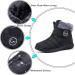 Women's Waterproof Fur Lined Snow Boots - Black, Size 9 | Slip-On, Comfortable & Anti-Slip Winter Shoes - Buy Online on GoSupps.com