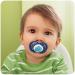 MAM Original Silicone Pacifier Set - Tooth-Friendly Baby Soothers (6-16 Months) - Skinsoft Silicone with Case - I Love Mummy Turquoise - Buy Online on GoSupps.com