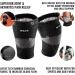u201cMava Sports Reflexology Knee Support Sleeves (Pair) - Joint Pain and Arthritis Relief | Improved Circulation Compression | for Running, Jogging, Workout | Black Largeu201d - Buy Online on GoSupps.com