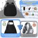 Slowton Dog Carrier Bag Adjustable Pet Bag for Outdoor Walks & Excursions (L Black Sweater Fabric 4.1-6.8kg) - Buy Online on GoSupps.com