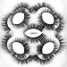 outopen False Eyelashes 8D Fluffy Dramatic Faux Mink Lashes 9 Pairs 16MM Long Thick Volume Messy Crossed Fake Eye Lashes Pack A- 9Pairs-8D 913-16mm