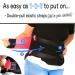 MEDiBrace XX-Large Back Support Belt for Lower Lumbar Pain Relief - Medical Grade Orthopaedic Waist Compression for Men and Women - Persian Blue - Buy Online on GoSupps.com