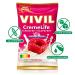 Vivil Creme Life Raspberry - Sugar-Free & Gluten-Free Fruity Cream Bonbons (15 x 110g Bags) - International Shipping Available - Buy Online on GoSupps.com