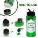 Hemoer Dark Green Holographic Chunky Glitter 100g | Craft Glitter for Resin Nails Body Art & Festivals - Buy Online on GoSupps.com