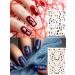 Kalolary Halloween Nail Art Stickers Decals 8 Sheets Self-Adhesive Nail Art Sticker Decals Pumpkin/Bat/Ghost/Witch/Skull Elements Nail Decorations for Halloween Party - Buy Online on GoSupps.com