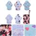 HEALLILY 6Pcs Reusable Menstrual Pads with Wet Bag - Eco-Friendly Sanitary Cloth Napkins & Panty Liners for Women (Random Color) - International Shipping Available - Buy Online on GoSupps.com