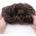 Synthetic Hair Bun Extension 45g - Dark Brown to Light Auburn Scrunchie - Buy Online on GoSupps.com