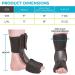 Dorsal Night Splint for Plantar Fasciitis Relief | Foot Drop Brace for Sleeping | Achilles Tendon Stretcher Boot for Nighttime Ankle Support (S/M) - Buy Online on GoSupps.com