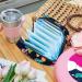 MUOOUM Neon Hearts Storage Bag for Women's Bandages & Menstrual Cups - Portable Cash Bag for Teenagers - Buy Online on GoSupps.com