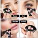 6PCS Velour Soft Triangle Powder Puffs for Face Contouring and Makeup - Set of 6 in Black/Pink/Skin Color - Buy Online on GoSupps.com