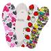 WLLHYF 3 Pairs Kids Insoles for Shoes Kids Heel Grips Soft and Breathable Child Size Insoles for Kids Memory Sponge Shoe Inserts Cut Any Size for Children and Toddler Love Strawberry Cartoon Car