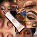 Eyeshadow Primer,Matte Eye Primer,Prevent Oily Lids Eye&Creasing Eye Primer,Long-lasting Waterproof&Smudgeproof Eyeshadow Primer Base,Eye Primer Eyeshadow Base for Any Shadow Makeup Setting(Dark 2)