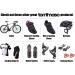 Tommaso Veloce II Cycling Shoes - Stylish Peloton Shoes for Men and Women - Compatible with Look Delta, SPD, SPD-SL Cleats - White/Black (Size 13) - Buy Online on GoSupps.com