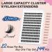 Buy Crislashes D Curl Cluster Eyelashes - 144pcs Mixed 12-18mm Wispy Eyelash Extensions for Reusable Home Application - Buy Online on GoSupps.com