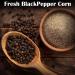 Himalayan Chef Black Peppercorns Glass Grinder 6.4 oz - Premium Quality Peppercorns for Gourmet Cooking - Single Pack - Buy Online on GoSupps.com