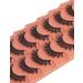 Goddenus H-flat Wispy Fluffy 15mm Natural Mink False Eyelashes - 7 Pairs, CC Curl, Reusable Short Strip Doll Lashes - Wet Look Extensions - Buy Online on GoSupps.com