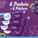 Crystal Light Sugar-Free Concord Grape Drink Mix - 6 Count Pitcher Packets - Low Calories (Pack of 1) - Buy Online on GoSupps.com