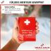 Walser 2024 Car Bandage Pocket - STVO Compliant 3-in-1 First Aid Set with Breakdown Triangle & Warning Vest | DIN 13164 Approved - Buy Online on GoSupps.com