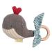 SIGIKID 38997 Grasping Toy Whale Green Girls and Boys Baby Toy Recommended from 3 Months Multi-Coloured Multi-Coloured/Whale
