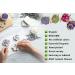 16 Bags Grade A Dried Flowers for Soap, Candle Making & Bath Bombs - Essential Fragrant Herbs & Flowers for DIY Crafts - Buy Online on GoSupps.com