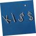 WOFASHPURET 1 Set Kiss Hairpin Sparkly Side Clip Hair Barrettes Rhinestone Headpiece for Women Glitter Hair Pin Bling Hair Clips Hair Jewels for Women Alloy Child Decorate Letter - Buy Online on GoSupps.com