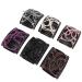 Magic Elastic Hair Clips Purple Beige Coffee Pink Silver Black Adjustable No Crease Magic Hair Comb for Women Girls for Thick Thin Hair
